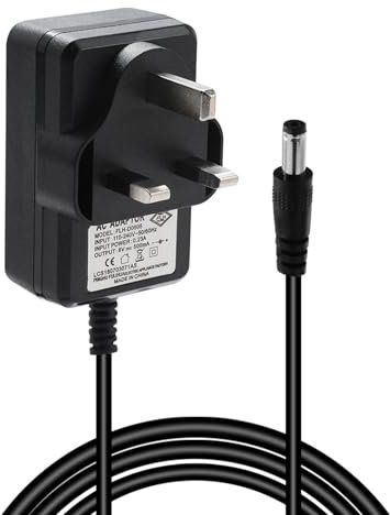 6V Battery Charger for Kids Electric Ride On Toys, Universal 6 Volt Battery Charger for Children's Electric Car, Motorcycle, Quad Bike, Sports Car Supply Power Adapter 5.5mm*2.1mm
