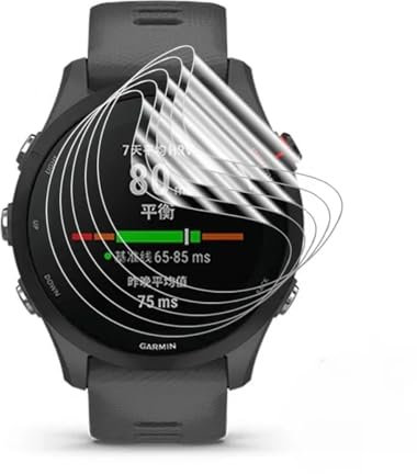 SRSRROP Pellicola salvaschermo 5pcs per GRMN Fenix 6/6 Pro GPS 47 mm Smart Watch Trasparente TPU Pellicola Protettiva Schermo Touch Sensibile,qualità Premium HD Clear, Case-friendly
