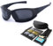 MADGININE Bike Glasses Mtb Glasses Cycling Glasses Mens with 4 Pairs of Lense Goggles Safety Glasses Polarised Sports Sunglasses Wind Protection for Men Woman Transparent/Yellow/Mercury/Gray