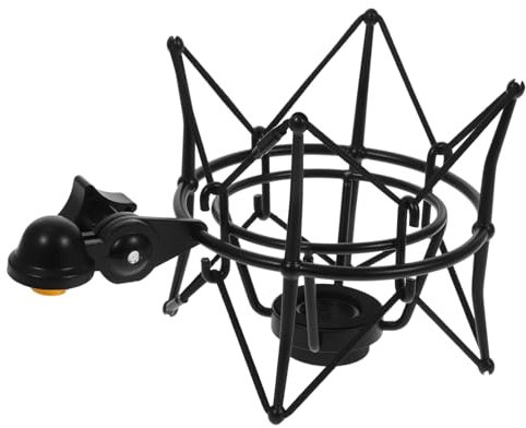 HAMPPLIES Professional Microphone Spider Suspension Stand Shockproof Bracket for Recording Studio