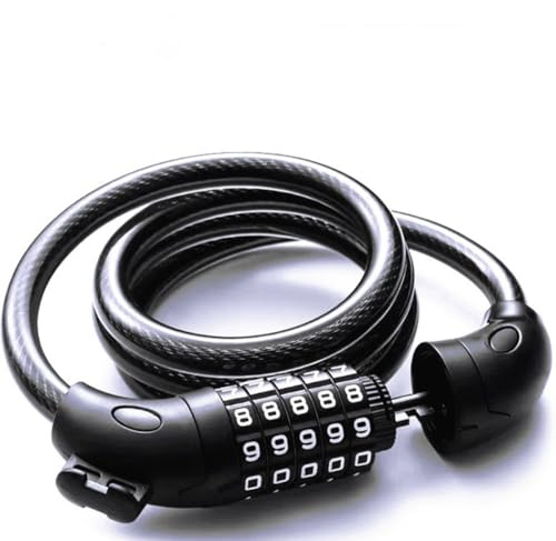 QIALAI 1 Bicycle combinationlock + lockframe, Alloy Chain Lock, Lightweight Anti-Theft Lock, Suitable for Anti-Theft Locking scenarios of Bicycles, Electric Bikes and Other Vehicles.