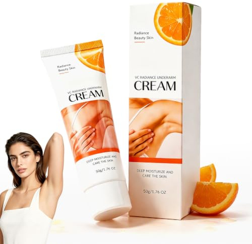 Unterarm Whitening Pflegecreme,Aufhellungscreme Körperaufhellende Lotion,Anti-Pigment Körpercreme,Dunkelflecken Korrekturcreme mit Melanin Reduktion,Für Achseln,Innenschenkel Bikinizone,60g