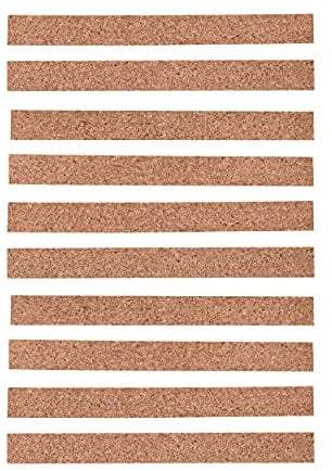 Thor Equine – 10x Korkstreifen zur Passoptimierung von Hu?ten ohne Klebestreifen – Ca. 20 x 2 x 0.2 cm Korkeinlagen liegen angenehm auf der Haut & können unter ein Schweißband gelegt werden