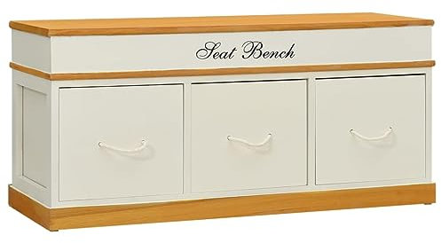 vidaXL Truhe Schuhtruhe Schuhschrank Bank Sitzbank Speicherbank