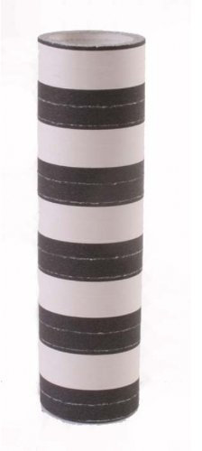 Everflag Luftschlangen schwarz-weiß 5 Stück