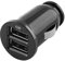 BestPlug Universal Kfz Pkw LKW Mini Zigarettenanzünder-Adapter Schnellladegerät 12V 24V 2100mA, Zigarettenanzünder Stecker männlich auf 2 USB Buchse Kupplung weiblich, Schwarz