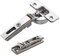 2 x Salice Topfband Serie 700 mit Dämpfer im Topf 110° Bohrbild T52 Eckanschlag inkl. Linear-Montageplatte Höhe 6 mm mit vormontierten Euroschrauben, Exzenterverstellung Schrankscharnier von SO-TECH®