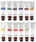 Pintura al óleo soluble en agua 12 juegos de tubos de 20 ml, colores surtidos Set de pintura de acuarela Arte Pintura al óleo para artistas Estudiantes principiantes