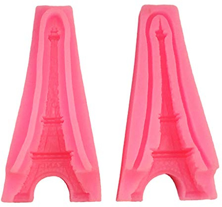 GUMEI 3D Paris Eiffelturm Kuchen Fondantform Silikon Epoxidharzform Kerzenform