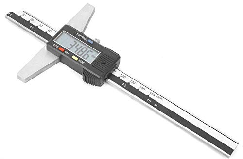 Tyenaza Calibro Digitale Strumento Misurazione Elettronico, Calibro di Profondità Digitale 0-150mm 0,01mm con Grande Schermo LCD per Casa, Fai-Da-Te e Uso Professionale