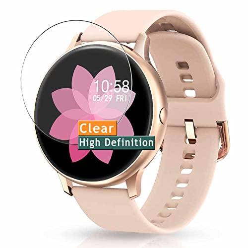 Vaxson 3 Stück Schutzfolie kompatibel mit YAMAY sw022 1.28 Smartwatch Smart Watch Display folie folien Displayschutzfolie ( nicht Panzer Schutz Glas folie SchutzGlas nicht PanzerGlas ) Neue