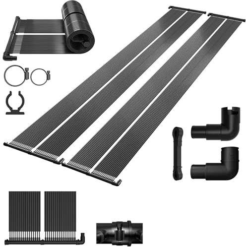 XMTECH Pool Solarkollektor Poolheizung 500x70cm,Solarheizung Solarmatte Schwimmbadheizung Warmwasser Heizung für Pools Schwimmbad,Poolheizung Komplettset