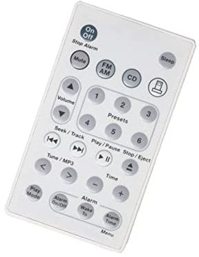 AULCMEET Replacement Remote Control Compatible with Bose Wave Music System Radio CD Player Stereo Alarm Clock Model AWRCC2 AWRCC1