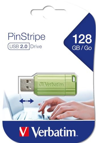 Verbatim USB-Laufwerk 2.0 Pinstrip, 128 GB, Store´N´ G