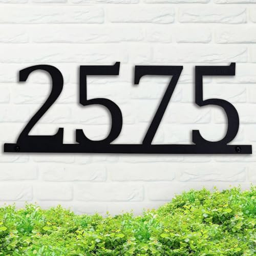 911 Address Sign Custom Reflective Address Plaque Vertical House Numbers Reflective Mailbox Numbers Aluminum Address Sign for Houses Outside Driveway Yard Post