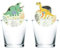 Folat 68310 Glasmarker Dino Roars - 6 Stück