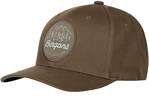 Bergans Nordmarka Epoch Flexfit Cap Grün - Stylische komfortable Cap, Größe S-M - Farbe Green Mud