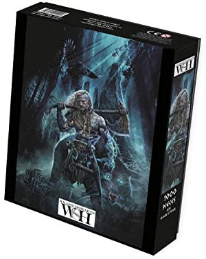 Wikinger Wolf Geist 1000 Teile Puzzle Rajko Zigic Kunstwerk Mythologie Wikinger Gothic Okkulte Dunkle Fantasy Druck (Inklusive Poster Puzzle Guide)