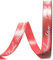 s.dekoda Schleifenband 20m x 15mm Frohe Weihnachten Rot - Weiß Satinband Dekoband Weihnachtsband