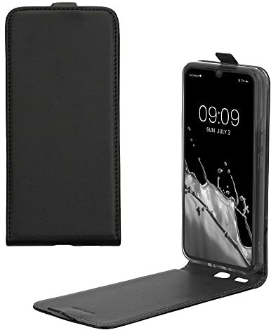 kwmobile Cover compatibile con Samsung Galaxy A34 5G - Custodia verticale Flip Case Cover in simil pelle - con linguetta calamita