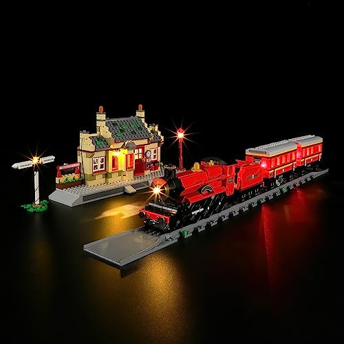 BRIKSMAX 76423 Led Licht für Lego Hogwarts Express & der Bahnhof von Hogsmeade - Compatible with Lego Harry Potter Bausteinen Modell - Ohne Lego Set