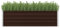 LAPOOH Garten-Hochbeet, Hochbeete Für Garten, Pflanzbeet, Balkonkasten, Garten Beet, Pflanzkübel, Pflanzgefäße, Braun 160 x 40 x 45 cm Verzinkter Stahl