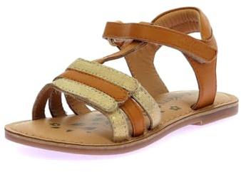 KICKERS Jungen Mädchen Diamanto Sandale, Camel OR, 29 EU