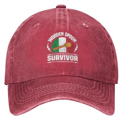 Baseball Hats Wooden Spoon Survivor Sun Visor Hat Personalised Trucker Cap Unisex Denim Hat Running Hat, for Outdoor, Cycling, Camping