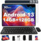 DMOAO Tablet 10 Pulgadas Android 14, 22GB RAM + 128GB ROM(1TB Ampliable), Octa-Core Tablets con Widevine L1, 8000mAh, 5G WiFi, Cámara 8MP+5MP, Tablet con Teclado, BT5.0/GPS/OTG