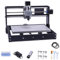 Router CNC, Mini Macchina CNC, Area di Lavoro 300X180x40MM, Controllo Grbl a 3 Assi, 2 modalità di Incisione, Viene Fornito con 10 Punte da Trapano e Alimentatore aggiornato, per plastica/Legno