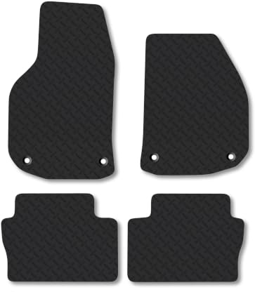 Vauxhall Zafira (2005-2012) 5mm Rubber Car Mats | Heavy Duty Rubber Tailored Fit Floor Mats Full Coverage Durable Waterproof Accessories Easy Clean Anti Slip Made in the UK