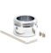 Adaptateur de vanne de radiateur en acier inoxydable, convertisseur de thermostat M30 x 1,5, avec outils d'installation, pour système de chauffage RA RAVL (B)