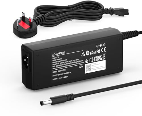 90W Laptop Charger Compatible with Dell OptiPlex Micro MFF Series Adapter | 9020 7010 7020 7040 7050 7060 7070 7080 5050 5060 5070 5080 5090 3040 3046 3050 3070 3080 3090 MFF Business Desktop Adapter