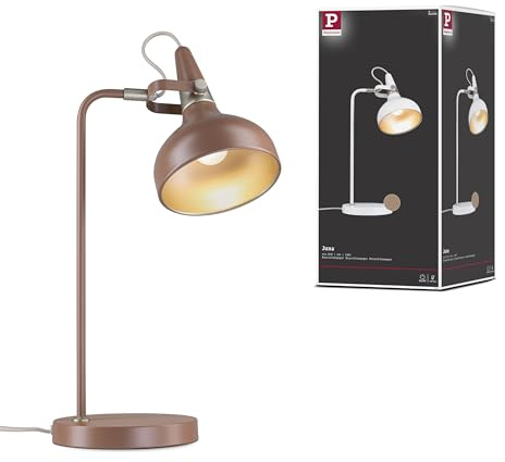 Paulmann 77067 Tischleuchte Juna E14 max. 20W Nougat Metall