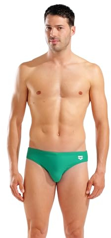 ARENA Men's Santamarias R Beach Swim Briefs Irish Green-White