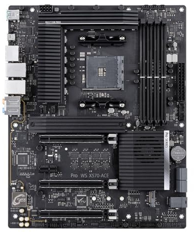 Motherboard Fit For ASUS PRO WS X570-ACE AMD X570 AM4 Motherboard ATX For Ryzen 9/7/5 5950X 5800X 5600 CPU DDR4 M.2 USB2.0 Gaming Mainboard