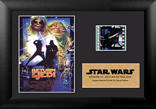 Star Wars Episode VI Return of the Jedi Authentic 35mm FilmCells Special Edition Display 7x5, Home Office,Black USFC2406