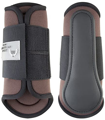 PFIFFsoft Gamaschen mit festem Löffel, braun M