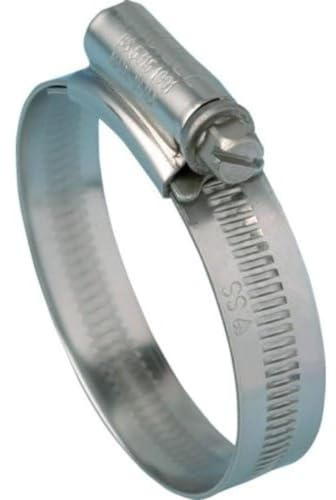 Best Price Square HOSE CLIP, 304 S/S 11-16MM PK10 M00SS By JUBILEE, Silver