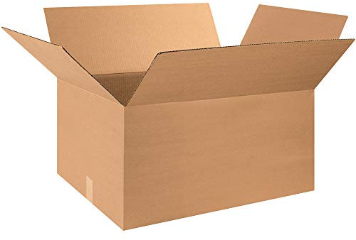 aviditi 321812 einlagiger Wellpappe Box, 81,3 cm Länge x 45,7 cm Breite x 30,5 cm Höhe, Kraft (Bundle Of 15)