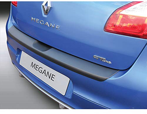 RGM Protection de seuil arrière (ABS) compatible avec Renault Megane III HB 5 portes 2008-2016 Noir