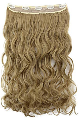 CAISHA 40cm 1 Teilig CLIP IN EXTENSIONS Sophia Haarteil Gewellt Dunkelblond C60-1