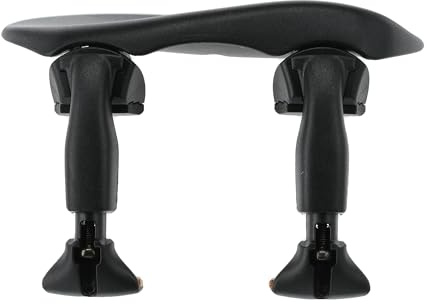 Wittner Chinrest Augsburg, centre-mounted chinrest Violin 1/2-1/4, high-tech plastic, hight and tilt adjustable, easy to adjust, with screwdriver, black, Made in Germany, 256131