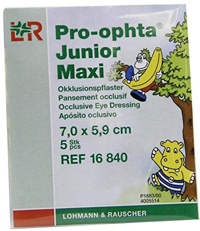 PRO-OPHTA Junior maxi Okklusionspflaster 5 St