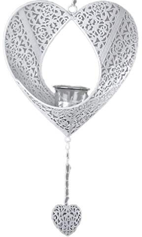 formano Prado Kerzenhalter, Metall, 22 cm, Weiß