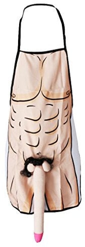 P Prettyia Schürze Junggesellenabschied Party Dekor - Erwachsene Männer lustige Vögel der Henne des BH 3d Lippen - Cartoon, Stoff, 96 x 56 cm, Herren, männlich