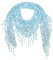 YEBIRAL Heißer Verkauf Damen Schal Lace Frauen Accessoires Tücher Halstuch Dreieck Schals 15 Farben(Blau)