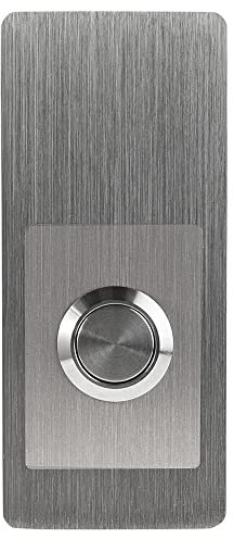 R- Series Stainless Steel Designer Doorbells by Modern Stainless Hardware (Minimalist)