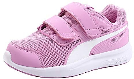 PUMA Scarpe Bambino LILLA PU,Tessuto 190326-009, Orchidea Puma Bianco, 33 EU