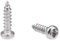 sourcing map 2x8mm Auto-taraudage Vis Cruciforme Tête Cylindrique Bombée Vis 316 Inox Acier Fixations Boulons 50Pcs